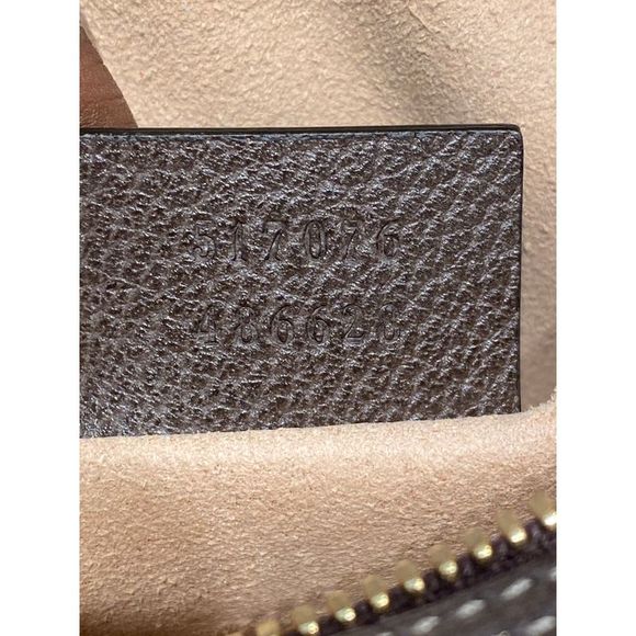 Gucci Ophidia Belt Bag GG Coated Canvas Small 85 Brown - Picture 6 of 6